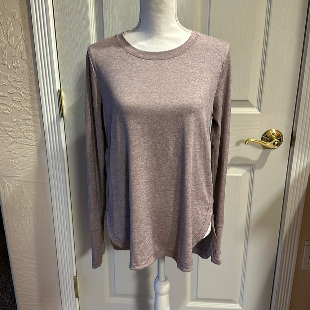 Athleta long sleeved purple shirt